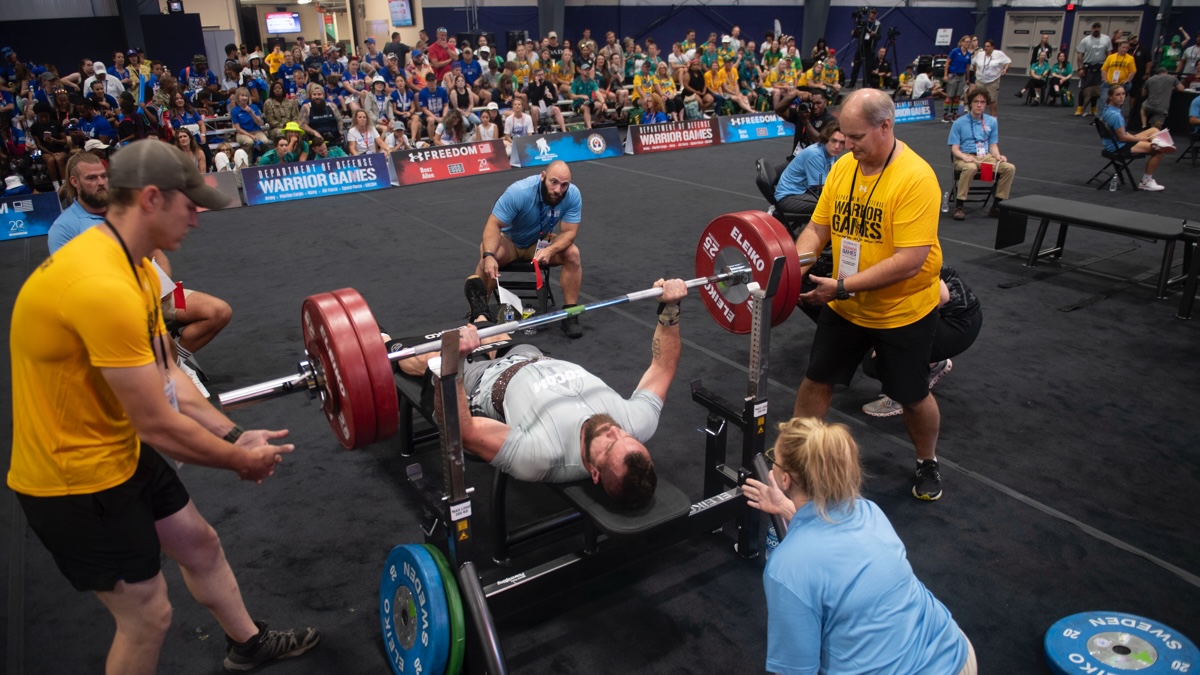 Warrior Games Weightlifting